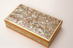 Luxury Mother-of-Pearl Wooden Box - صندوق فاخر مطعّم بالصدف الطبيعي