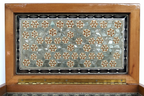 Handcrafted Inlaid Wooden Box – صندوق خشبي مطعم يدويًا
