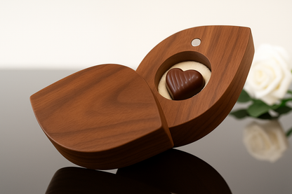 Personalized Wooden Ring Box – علبة خواتم خشبية مخصصة
