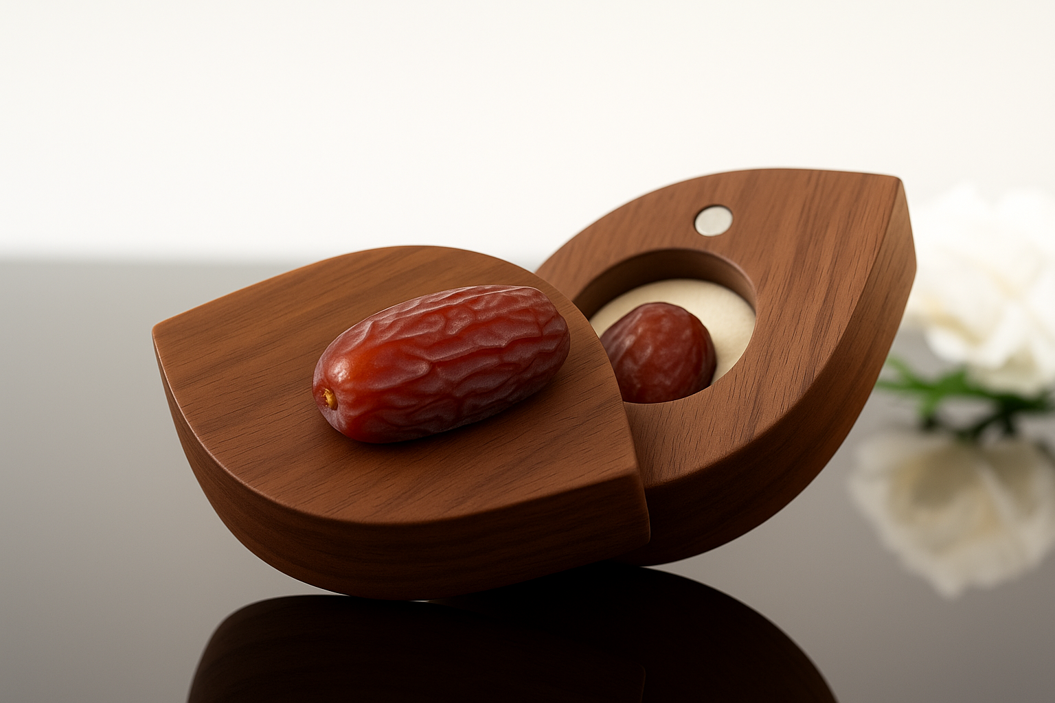 Personalized Wooden Ring Box – علبة خواتم خشبية مخصصة