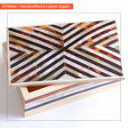 Handmade decorative wooden box - صندوق خشبي مزخرف مصنوع يدويًا