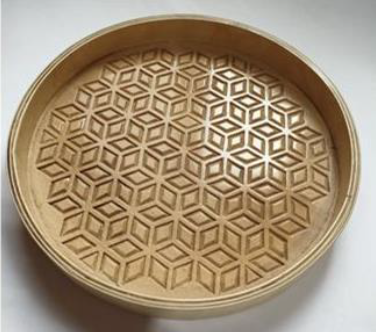 Beech Wood Dates Tray